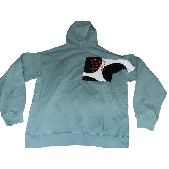 Some Ware - Logo-Embroidered Organic Loopback Cotton-Jersey Hoodie - Green - Picture 1 of 3